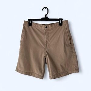 Old Navy Mens Khaki Chino Elastic‎ Waist Cargo Shorts Size Medium